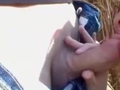 Enjoying the outdoors during the time that fucking and engulfing in this public amateur video. U can see that the smell of freshly cut grass makes this slut sexually excited as that playgirl sucks his cock hardcore and gets screwed in the open field.